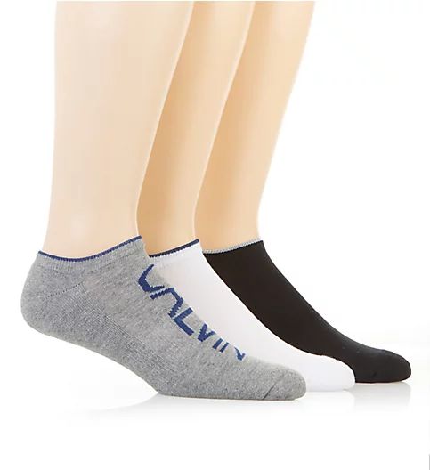 Mens 3 pack  terry cushion no show sock