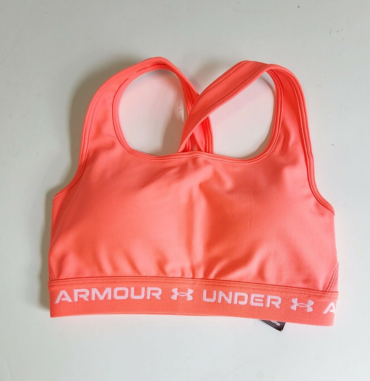 Women's Armour® Mid Crossback Heather Sports Bra
