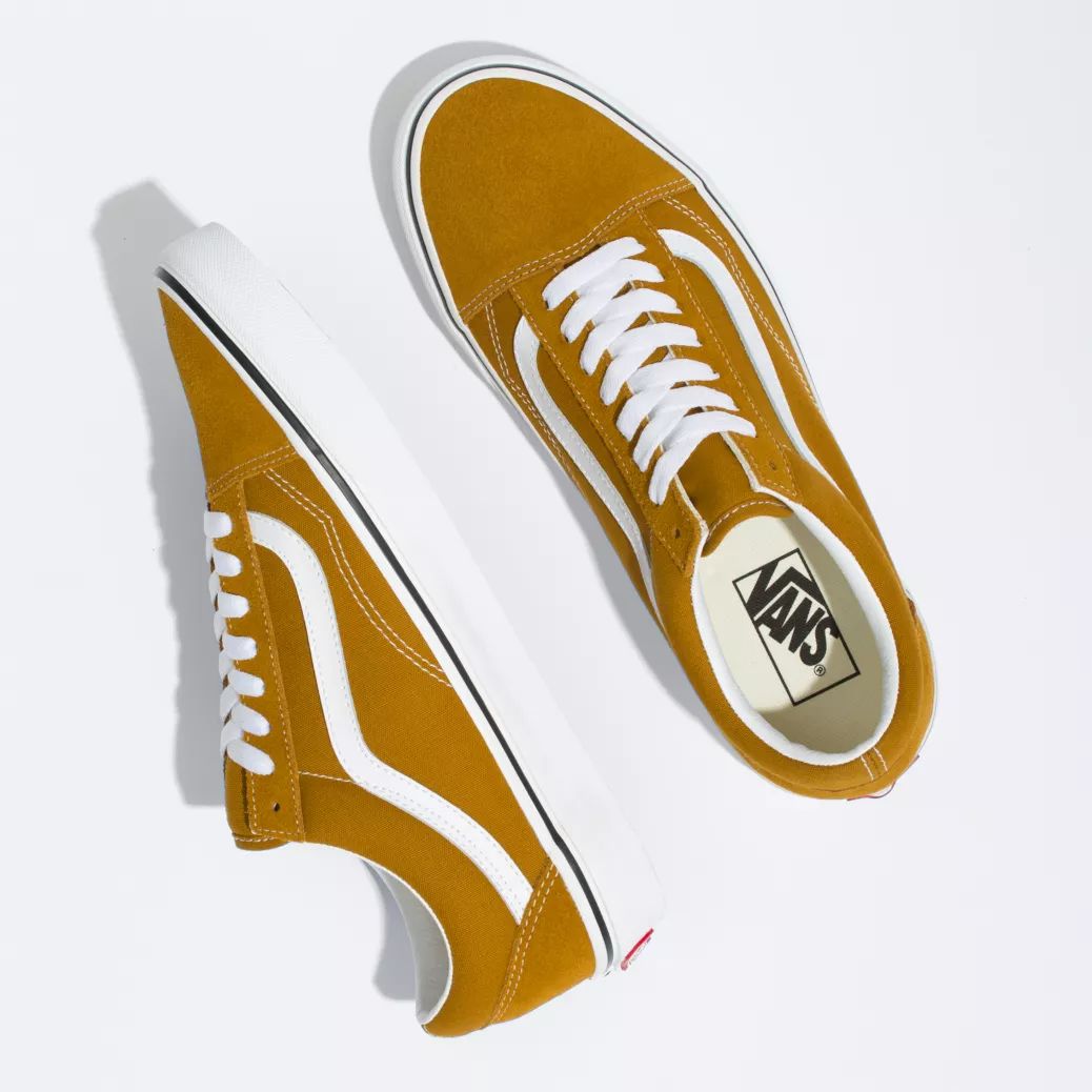 Vans Unisex Old Skool Sneaker - Golden Brown True White / M10