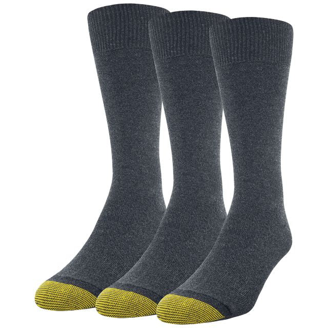 Men's Micro Flat Knit Crew 3-Pack Socks