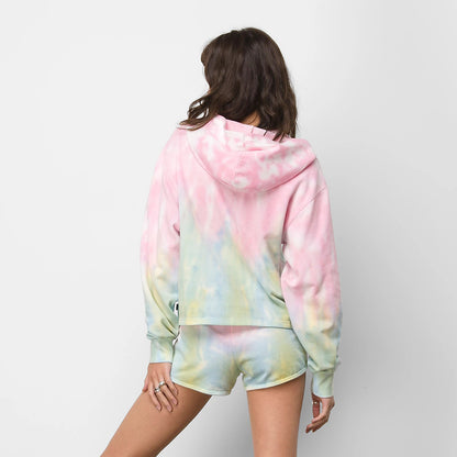 Popsicle Tie Dye Lace Up Hoodie