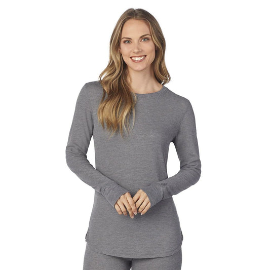 Stretch Thermal Long Sleeve Crew Neck Shirt