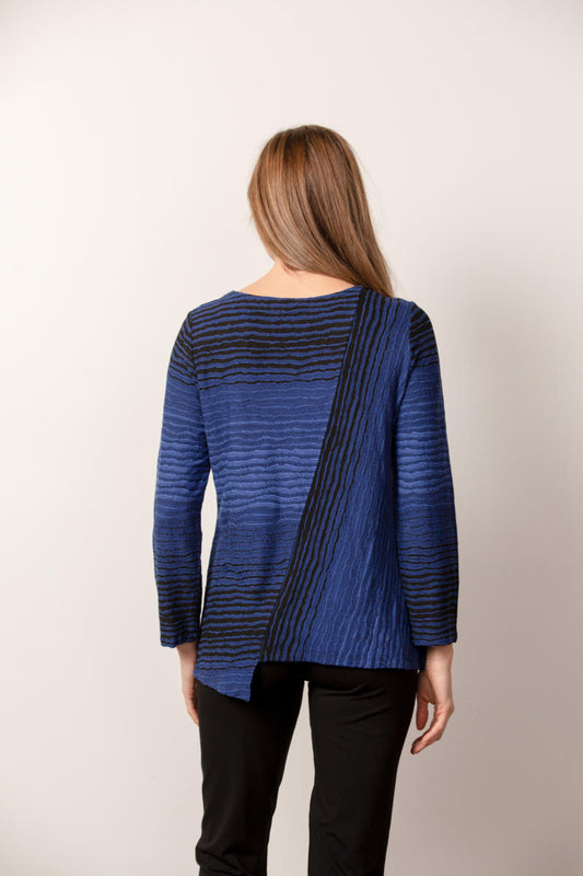 Make Waves Mixed Direction Pullover Top