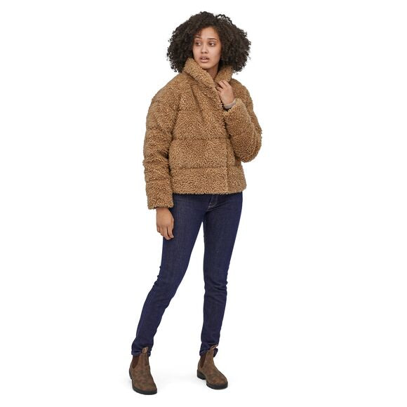 Women's Recycled High-Pile Fleece Down Jacket