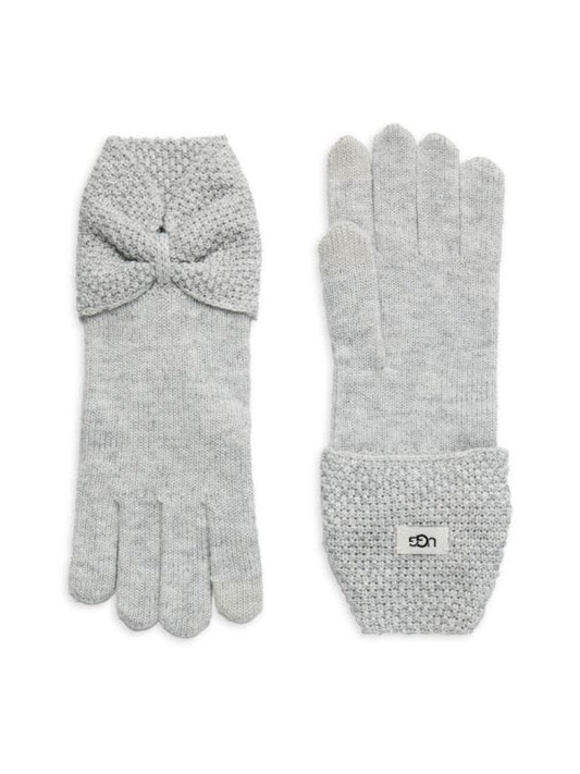 Knit Glove With Bow