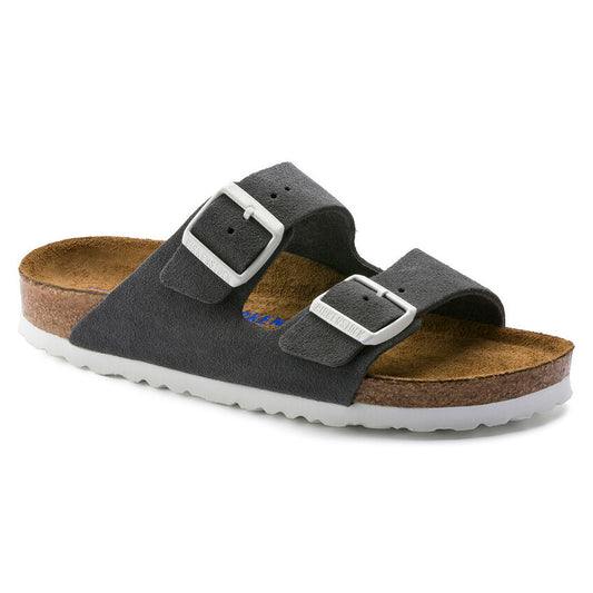 Women's Arizona Soft Footbed Suede Leather Slides