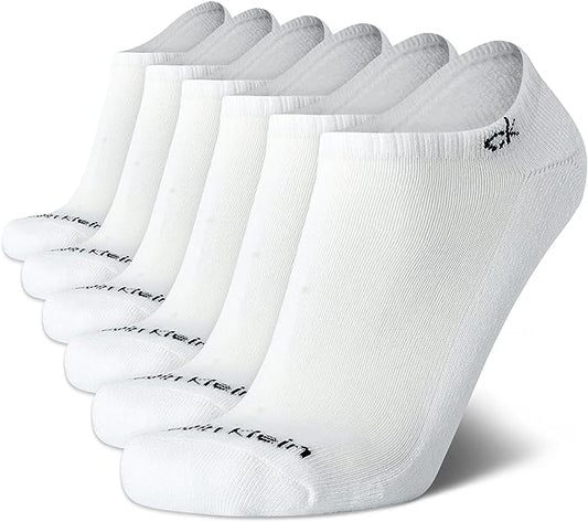 Mens 6 Pack Terry Cushion No Show Sock