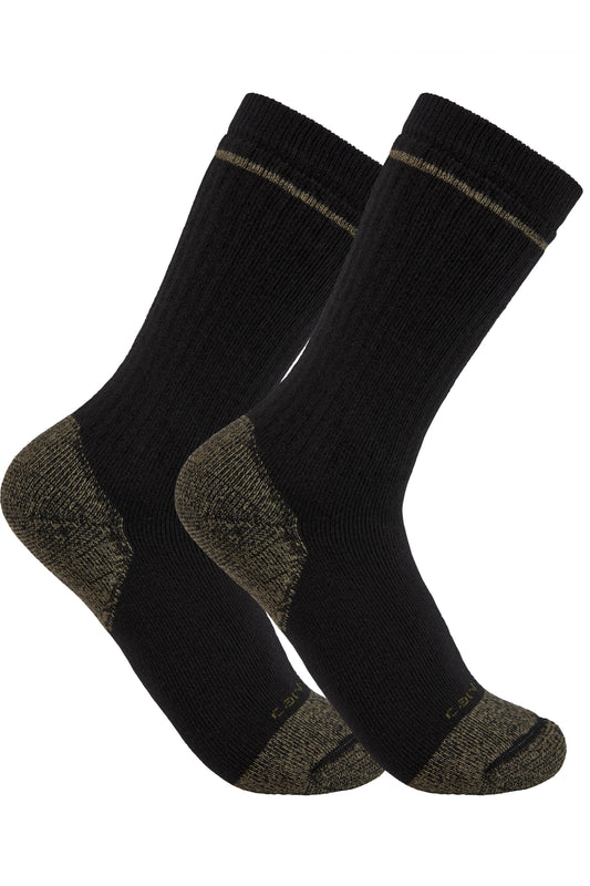Midweight Cotton Blend Steel Toe Boot Sock 2 Pack