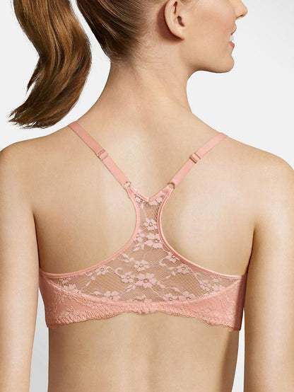 One Fab Fit Pure Genius Underwire Lace T-Back Bra