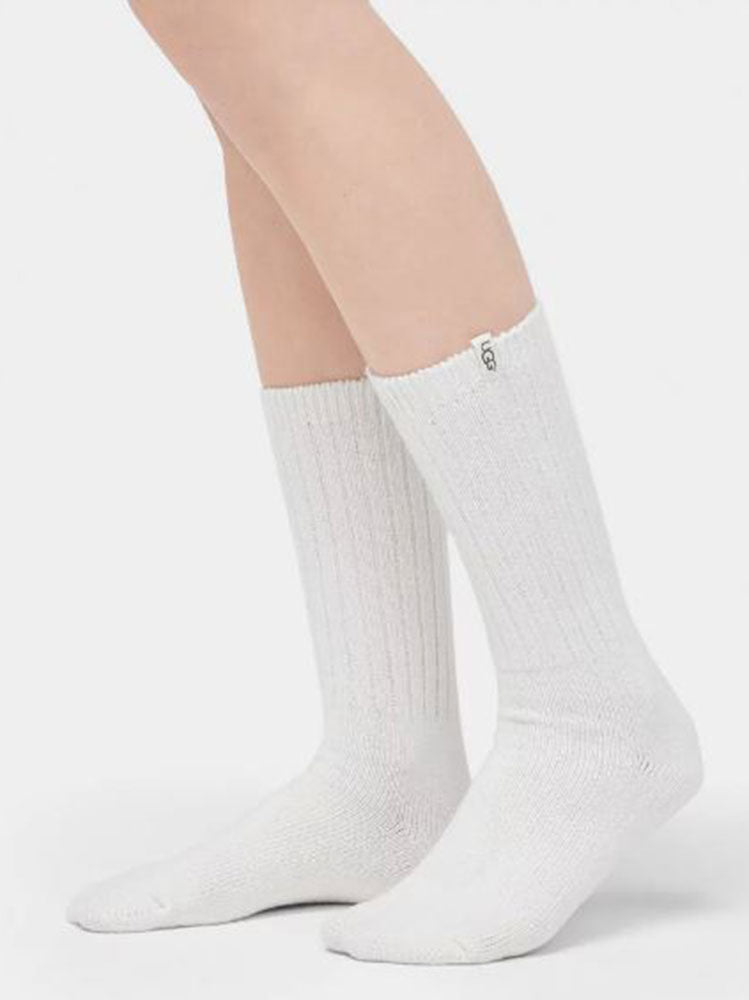 Rib Knit Slouchy Crew Socks