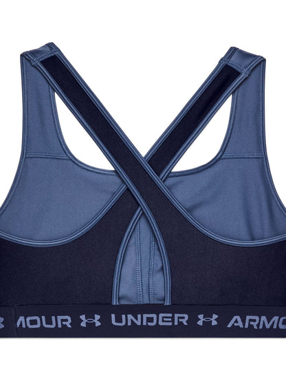 Women's Armour Mid Crossback Matte/Shine Sports Bra