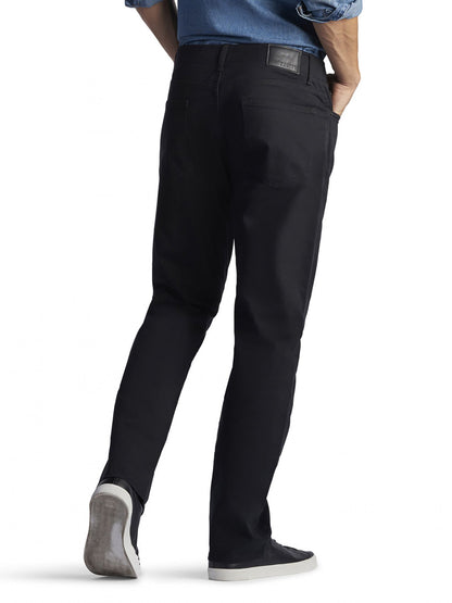 Men's Extreme Motion Straight Fit Tapered Leg Jeans - Black
