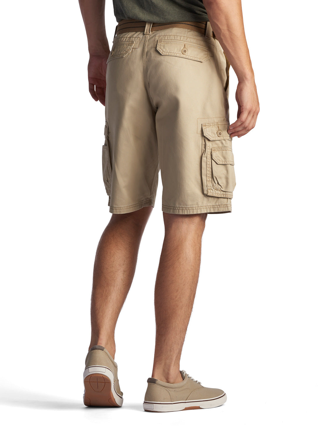 Men's Dungarees Belted Wyoming Cargo Short - Buff