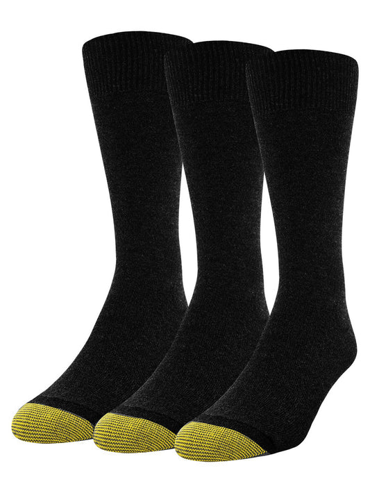 Men's Micro Flat Knit Crew 3-Pack Socks