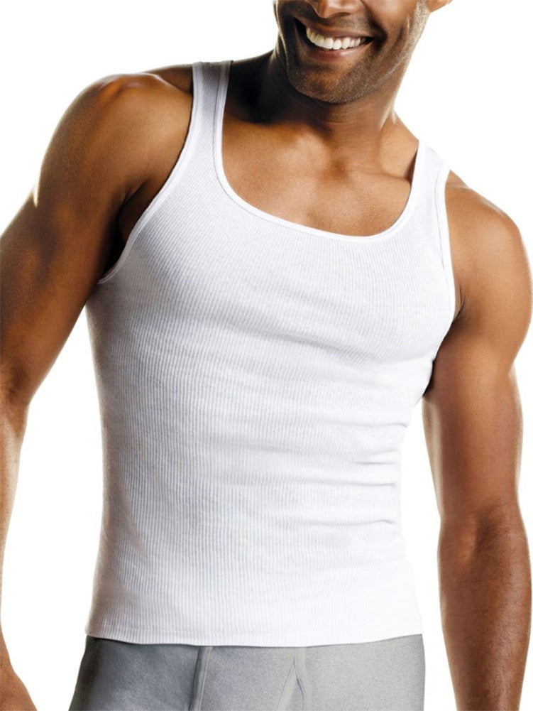 Men's FreshIQ ComfortSoft A-Shirt Undershirt - 6 Pack