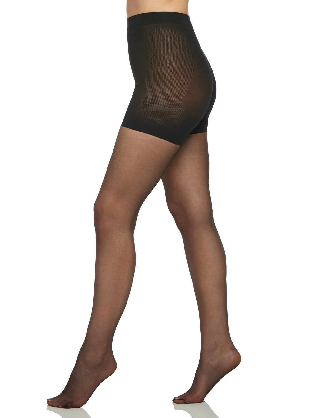 The Easy On! Luxe Matte Sheer Control Top Pantyhose with Sheer Toe