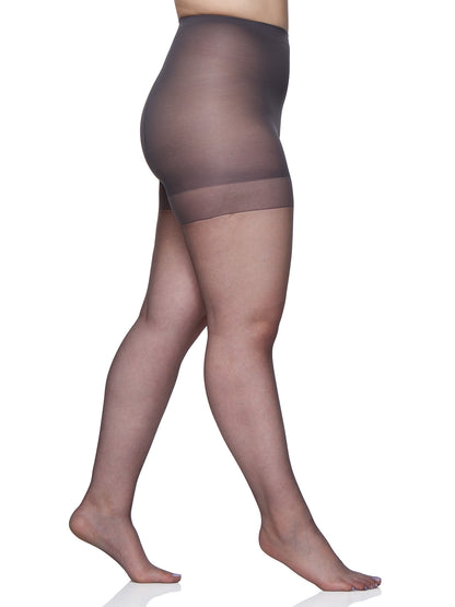 Queen Ultra Sheer Control Top Pantyhose with Sandalfoot Toe