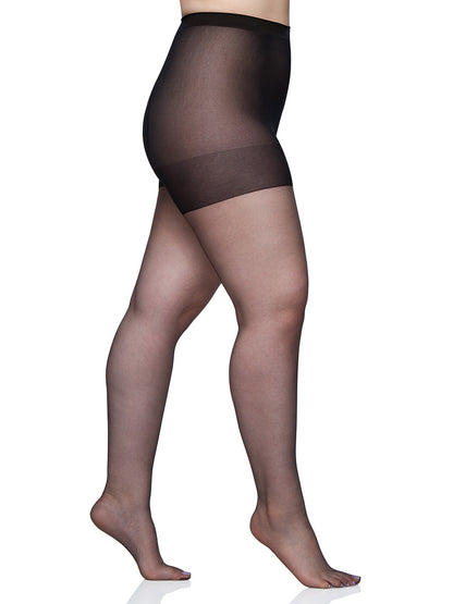 Queen Ultra Sheer Non-Control Top Pantyhose with Sandalfoot Toe