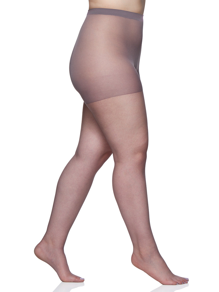 Queen Ultra Sheer Non-Control Top Pantyhose with Sandalfoot Toe