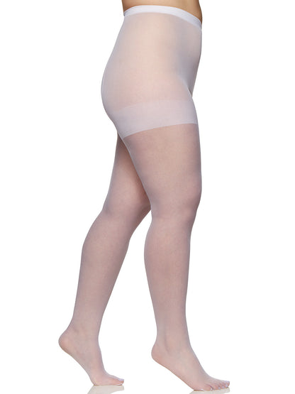 Queen All Day Sheers Non-Control Top Pantyhose with Sandalfoot Toe