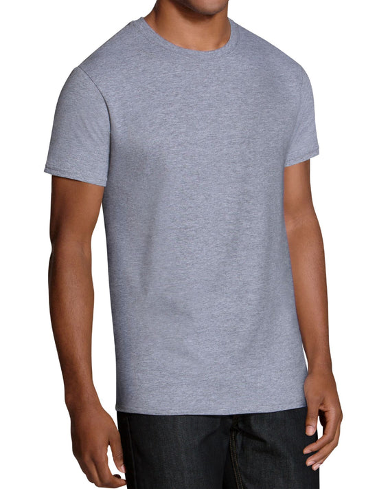 Mens Short Sleeve Crew Neck Tee Shirts 5 Pack Assorted
