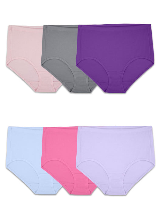 Womens Breathable Cotton Mesh Brief 6 Pack