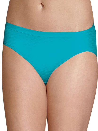 Womens Breathable Assorted Micro Mesh Bikini Panty 6 Pack