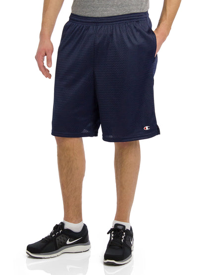 Men's Long Mesh Shorts With Pockets