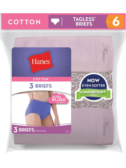 Women's Cotton Briefs - 3 Pack