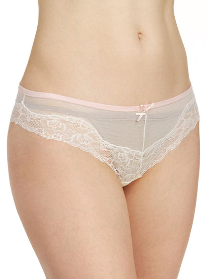 Women's Comfort Devotion Mesh/Lace Tanga Panties